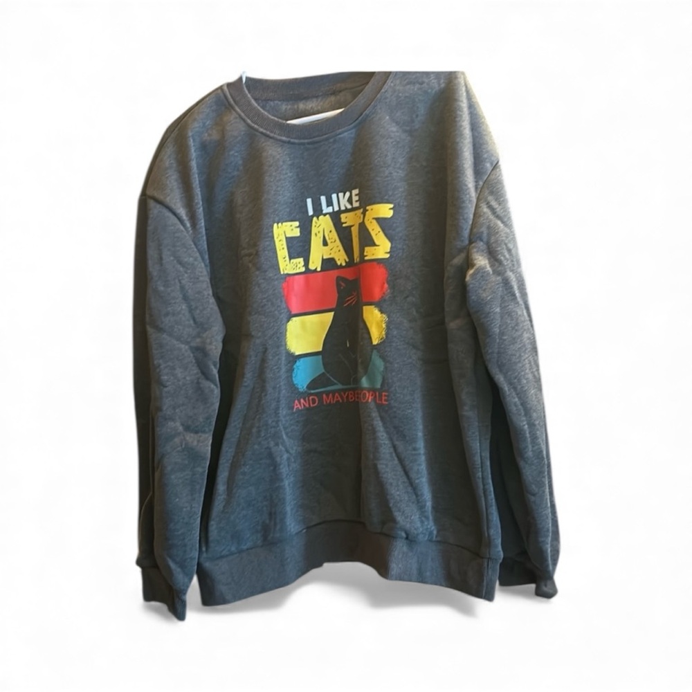 NWOT Cat sweatshirt